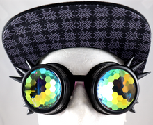 Load image into Gallery viewer, Honeycomb Kaleidoscope Goggles - Spike Frames