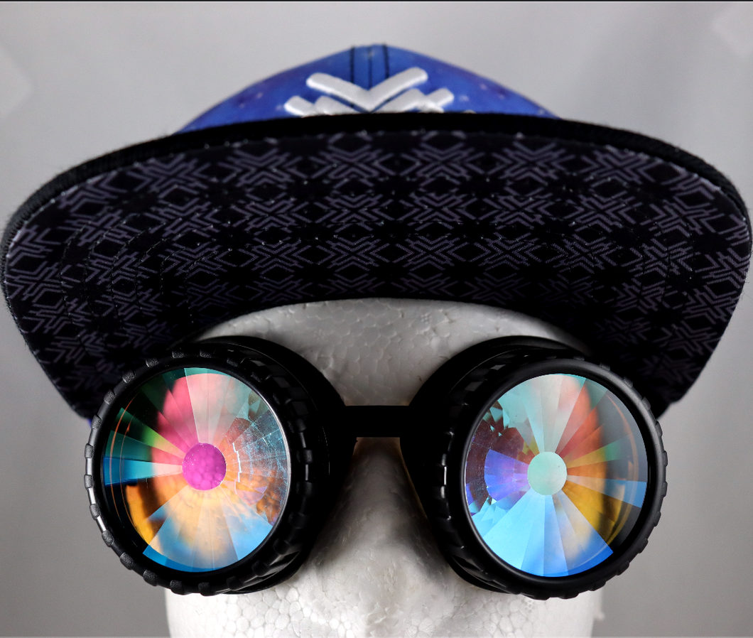 Diamond Kaleidoscope Goggles - Vented Frames