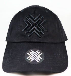 Ponytail Hat - Black Logo