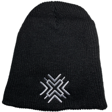 Load image into Gallery viewer, Black Beanie - White Logo
