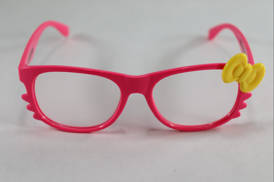 Hello Kitty Single Diffraction Glasses - Pink
