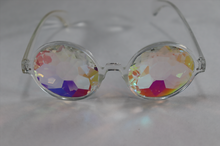 Load image into Gallery viewer, Rose Kaleidoscope Glasses - Clear Frame