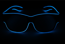 Load image into Gallery viewer, Light Up Glasses - USB Battery - Blue