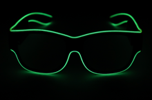 Load image into Gallery viewer, Light Up Glasses - USB Battery - Green