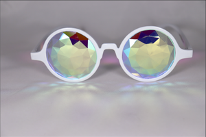Diamond Kaleidoscope Glasses - Assorted Round Frames