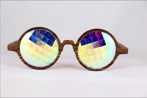 Pane Kaleidoscope Glasses - Assorted Round Frames