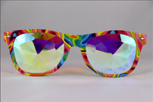 Load image into Gallery viewer, Diamond Kaleidoscope Glasses - Assorted Wayfarer Frames